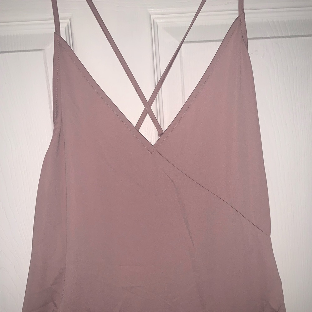 Pink Slit Maxi Dress - Tobi - Picture 3 of 6